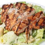 BBQ Chicken Kabob With Caesar Salad