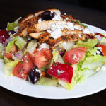 BBQ Chicken Kabob With Amazing Greek Salad